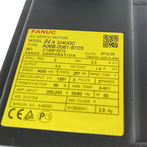 Pièces de rechange FANUC A06B-0061-B103 d'origine pour centre d'usinage CNC, fonctionnement fiable, automatisation - Product Image 4