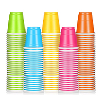 Verre à liqueur en plastique jetable de qualité alimentaire de 2oz, eau, café, bière, lait, va au lave-vaisselle, design classique personnalisable, mini tasse à shot