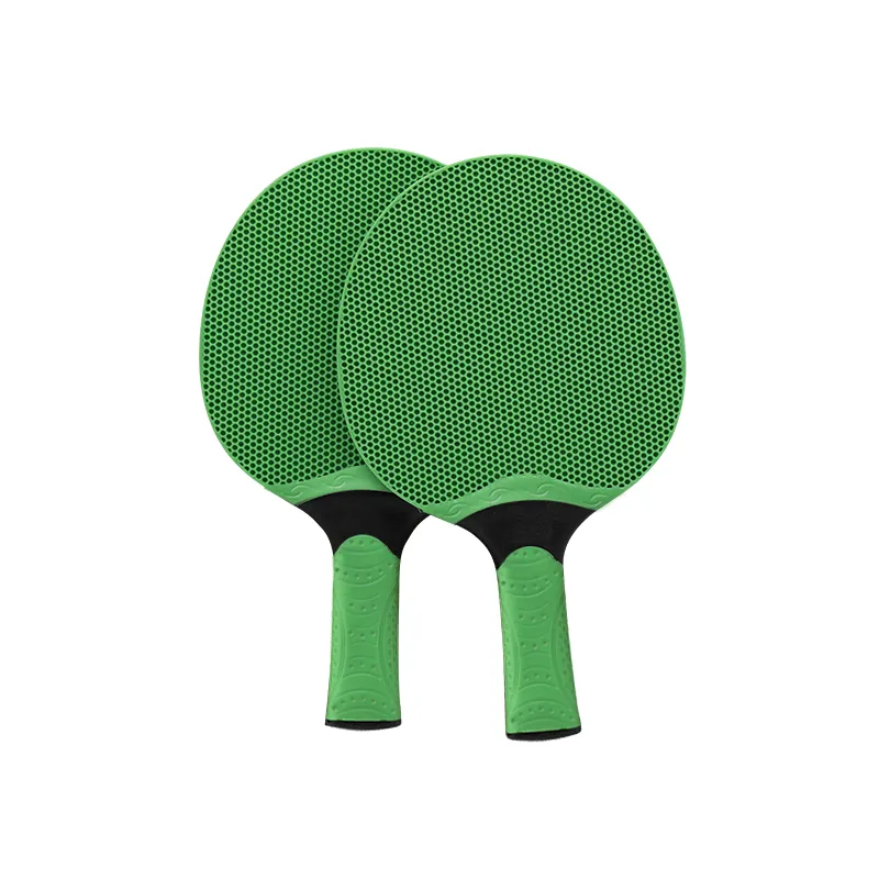 Tùy chỉnh in ODM thương hiệu ngoài trời bóng bàn vợt Bat cao su pingpong mái chèo nhựa ping pong BAT