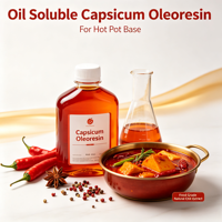 Oleorésine de Capsicum de Qualité Alimentaire, Extrait Naturel de Piment Liquide Résistant aux Hautes Températures 500 000 SHU, Matière Première Épicée pour Assaisonnements