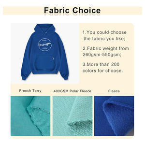 Jersey deportivo de poliéster/algodón para otoño 2025, pantalones cortos con capucha, bolsillos de canguro, 310 gramos, logotipo personalizado impreso transpirable - Product Image 2