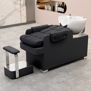 Équipement de coiffure moderne de luxe, évier de coiffure en métal, fauteuil de salon pour salons de beauté et de barbier - Product Image 3