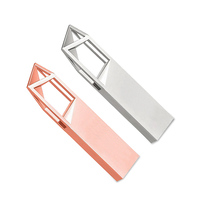 Clé USB 2.0 en métal avec logo personnalisé Clé cadeau Clé USB 4GB 8GB 16GB 32GB 64GB 128GB 512 GB mémoriser utilisé