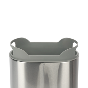 Oem ODM hẹp 4L Thùng rác Thùng rác bạc Thép không gỉ tủ bếp Thùng rác cho khách sạn nhà - Product Image 4