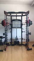 Machine Smith multifonctionnelle avec croisement de câbles et rack de musculation, équipement de gym complet pour usage domestique et commercial