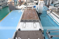 Línea de Producción de Muebles Inteligente TechPro (TPM1325E-2PL) Router CNC para Fabricación de Paneles de Madera, Prensa y Cepilladora Automática