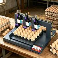 Máquina de Marcado de Huevos por Inyección de Tinta de Alta Velocidad, Impresora Portátil de Etiquetas para Huevos de Pato y Gallina, Codificación de Fecha y Logotipo con 6 Meses de Garantía