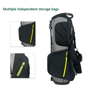 Sac de golf léger et portable en nylon, 9 pouces, pour hommes et femmes, ZJB-HH, fourni directement par l'usine. Personnalisable Go - Product Image 3