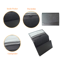 Carpeta para Documentos de Auto, Porta Tarjetas de Identificación, Porta Seguro y Registro de Vehículo, Fabricada en PU, Venta al Por Mayor