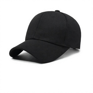 Casquette de baseball personnalisée blanche brodée, ajustable, 5 panneaux, en toile, visière incurvée, fermeture auto-agrippante pour le sport - Product Image 2