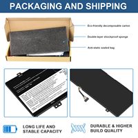 Batterie d'ordinateur portable Simer L18C4PF3 1536V 2964mAh Li-ion rechargeable pour remplacement Lenovo