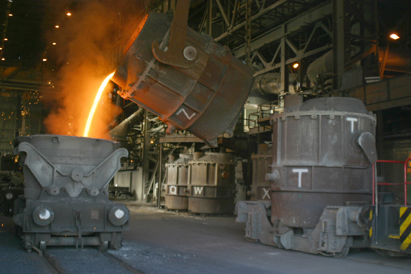 Heavy Duty QDY Foundry Crane Metallurgy Double Girder Overhead With Hook