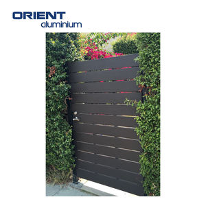 2020 nouveau design petit unique piétonnière en métal lame horizontale porte - Product Image 3