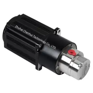 Pompa Transfer cairan mikro, produsen pompa gir putar hidrolik, pompa Drive magnetik Dc 12 v-24 V tekanan rendah
