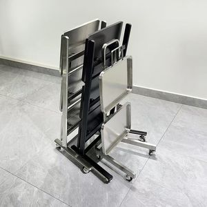 High Quality Stainless Steel Salon Furniture Hair Salon Trolley Hair Salons Beauty Salon Folding Cart - Product Image 5