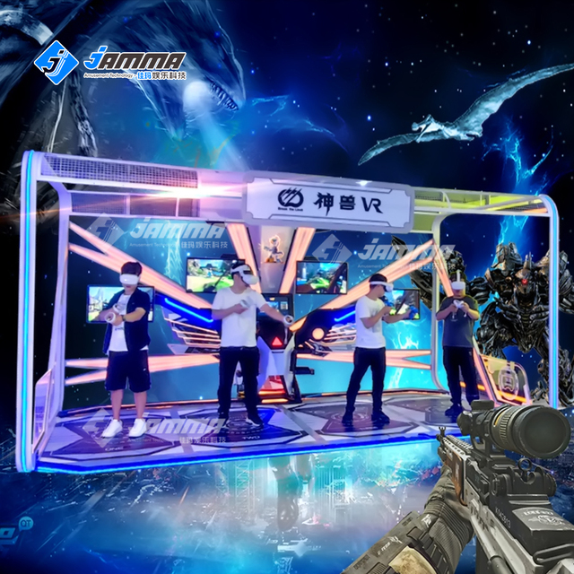 Free Walk VR Simulator Multiplayer Games Arcade Set Light Saber and 100+ Vr Games All in One Virtual Reality VR Game Center
