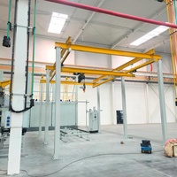 Système de grue à suspension flexible, poste de travail complet, grue aérienne, fournisseur professionnel pour atelier industriel