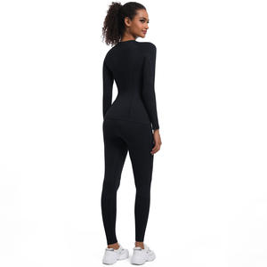 RUIQUWIN Vêtements de yoga pour femmes à manches longues, vêtements de sport respirants et serrés, vêtements de fitness pour le jogging en plein air - Product Image 4