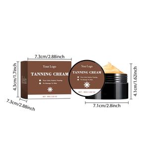 Crema Bronceadora con Glicerina de Coco y Vitamina C, Color Caramelo, Ayuda a Iluminar, Hidratar, Nutrir <span class=keywords><strong>la</strong></span> <span class=keywords><strong>Piel</strong></span>, Suavizar y Unificar el Tono, Aspecto Natural - Product Image 6