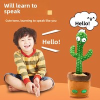 Jouet tournesol dansant célèbre sur internet, qui parle, chante et danse ; Adorable poupée pour enfants et bébés, rembourrage en coton PP, hauteur 31-50 cm