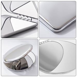 2025 Hot Selling Mini Metal Round Shape Stainless Steel <b>Small</b> Pocket Hand <b>Mirror</b> for Business - Product Image 3