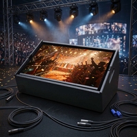 Teleprompter para Monitor de 27-55 Pulgadas, Teleprompter de Escenario para Pantalla Grande, Teleprompter para Smartphone para Discursos en Escenario, Transmisión en Vivo y Vlogs