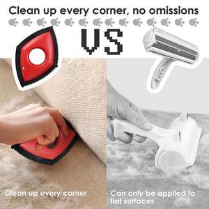 KingHon 4-in-1 Pet Hair Removal Comb <b>Dog</b> Cat Hair Cleaning Carpet Sofa <b>Clothes</b> Plush Remover Pet Comb Beauty Hair Removal Brush - Product Image 4