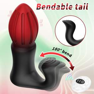 7 Frequency Dual Motors Vibrating Remote Control Anal Butt Plug Vibrators for Adult - Product Image 4