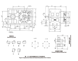 ZLYJ173 Plastic Speed <b>Gear</b> <b>Box</b> Extruder Reducer Gearbox Gearbox for Extruder - Product Image 3