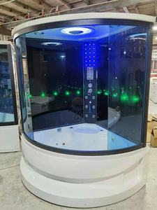 Cabine <span class=keywords><strong>de</strong></span> <span class=keywords><strong>douche</strong></span> à vapeur portable multifonctionnelle <span class=keywords><strong>de</strong></span> luxe avec baignoire à remous et jacuzzi, design moderne, garantie <span class=keywords><strong>de</strong></span> 3 ans - Product Image 6