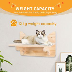 Platform dinding kucing ramah lingkungan furnitur rumah gores bambu untuk kucing menyenangkan bermain dan memanjat penjualan laris untuk hewan peliharaan - Product Image 4