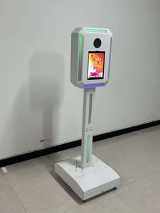 Robot Roaming Self-Service Print SLR Fotohokje RGB Verlichting Draadloze Afstandsbediening <span class=keywords><strong>iPad</strong></span>/Smartphones Camera Draagbare Metalen Truss - Product Image 4