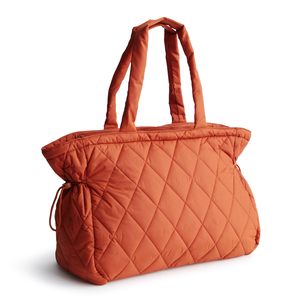 Women Fashion <b>Tote</b> Handbag Custom Quilted Puffer <b>Tote</b> <b>Shopping</b> <b>Bag</b> with Zipper - Product Image 4