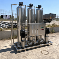 Réservoir sous pression industriel en acier au carbone avec filtre mécanique à sable de quartz, 1 an, 5000 L/heure, pour l'approvisionnement en eau des rivières et des lacs