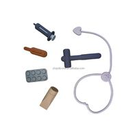Cadeaux d'anniversaire de noël jouets éducatifs semblant ensemble de rôles nouveau Kit de médecin en silicone imaginatif pour enfants pour bébés et tout-petits