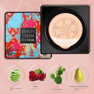 Crème <span class=keywords><strong>BB</strong></span> Air Cushion Ouqianya à la fleur, version anglaise transfrontalière, correcteur de teint en forme de champignon, maquillage nude, hydratant, éclaircissant, beauté - Product Image 4