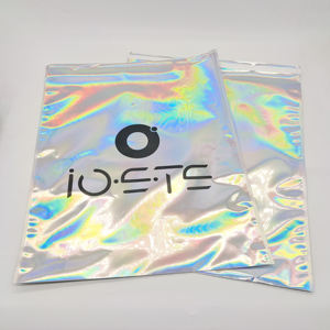 Holographic Poly Waterproof Postage Mailers Foil Mailing Envelopes Laser Self Adhesive Shipping <b>Bags</b> for <b>Clothing</b> Packaging - Product Image 4