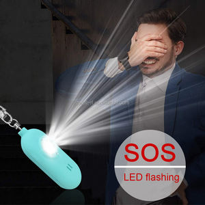 130DB Sirena LED Portátil Emergencia SOS Seguridad Autodefensa Alarma Llavero Alarma Personal para Mujeres Niños Ancianos - Product Image 5