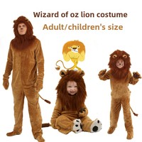 Green Bud Fairy Tale Lion King COS Costume Performance Vêtements de danse de scène pour adultes pour enfants et adultes