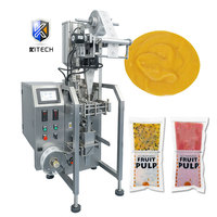 Machine d'emballage verticale automatique de purée de pulpe de fruit de sachet Machine d'emballage de confiture de fraise