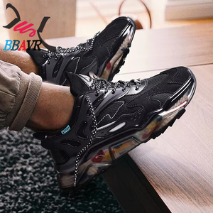 Zapatillas de Moda 2021 con Suela de Goma, Zapatos Deportivos Negros para Hombre, Casuales - Product Image 6