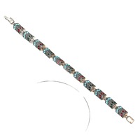 Vente chaude Belles Femmes Sexy Amour Mode Bijoux De Luxe Vintage Couleur Turquoise Bracelet