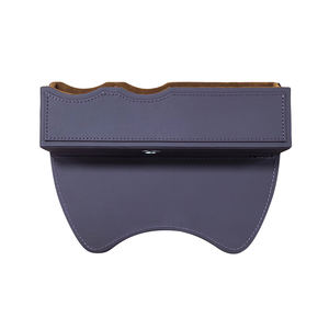 Caja de almacenamiento de asiento de coche de cuero PU de alta calidad, organizador de asiento lateral de estilo lujoso para accesorios de coche y relleno de huecos - Product Image 3
