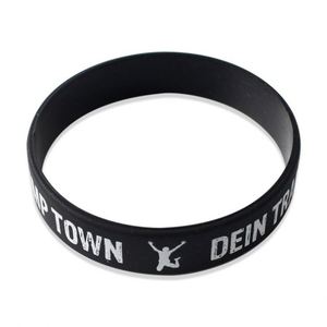 Pulseras Promocionales Personalizadas de Silicona Elástica Resistentes al Agua, Pulseras de PVC - Product Image 1