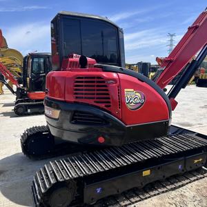 Excavatrice Yanmar VIO80 d'occasion de haute qualité et économique, 8 tonnes, en bon état, équipée d'une pompe à engrenages PLC et de roulements, modèle 2021, Japon - Product Image 4