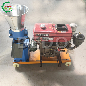 Offre Spéciale petite machine à granuler les aliments pour animaux bovins lapins porcs volailles animaux moteur diesel granulateur - Product Image 4