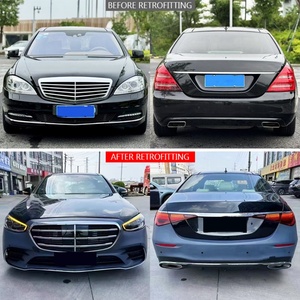 Kit de Carrocería Deportiva para Modificación de Automóviles W221 2005-2013, Versión con Parachoques Delantero y Trasero Recortados para Actualización del Mercedes-Benz Clase S a W223 S450 - Product Image 2