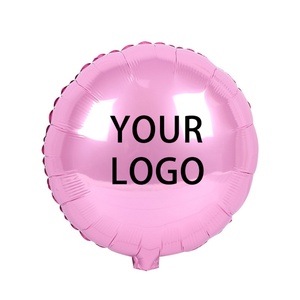 Ballons ronds 4D de 18 pouces en gros, personnalisables avec logo ODM/OEM, couleurs variées pour fêtes, mariages, anniversaires et décorations - Product Image 1