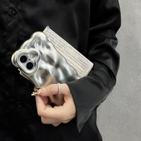 Coque de protection antichoc mate anti-rides élégante et luxueuse pour iPhone 16 Pro Max 15 14 13 15 Plus – Étuis de téléphone portable tendance INS