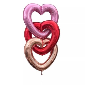 Globo Youlun al por Mayor de 40 Pulgadas con Forma de Corazón Hueco Gigante para Cumpleaños de Mamá, Papá y Día de San Valentín - Product Image 5
